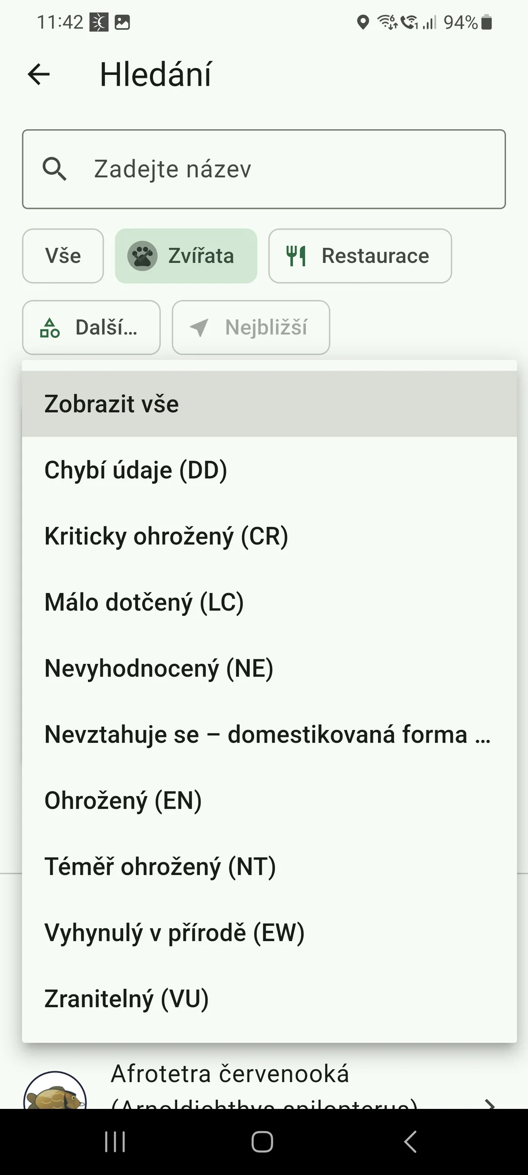 Stupeň ohrožení